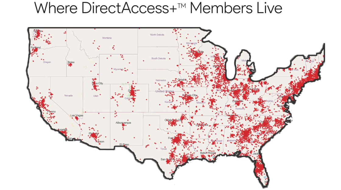 Where DirectAccess+ Members Live